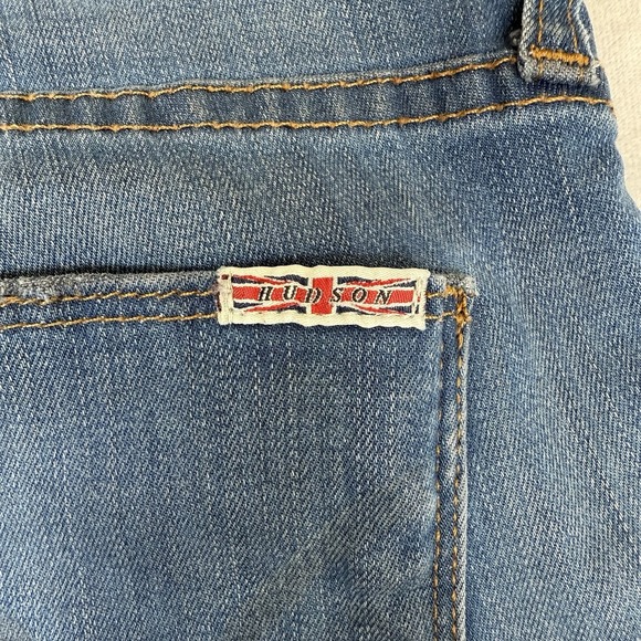 Hudson Jeans Women's 27 Measures 29x30‎ Distressed Low Rise Denim Medium Wash - Picture 8 of 10